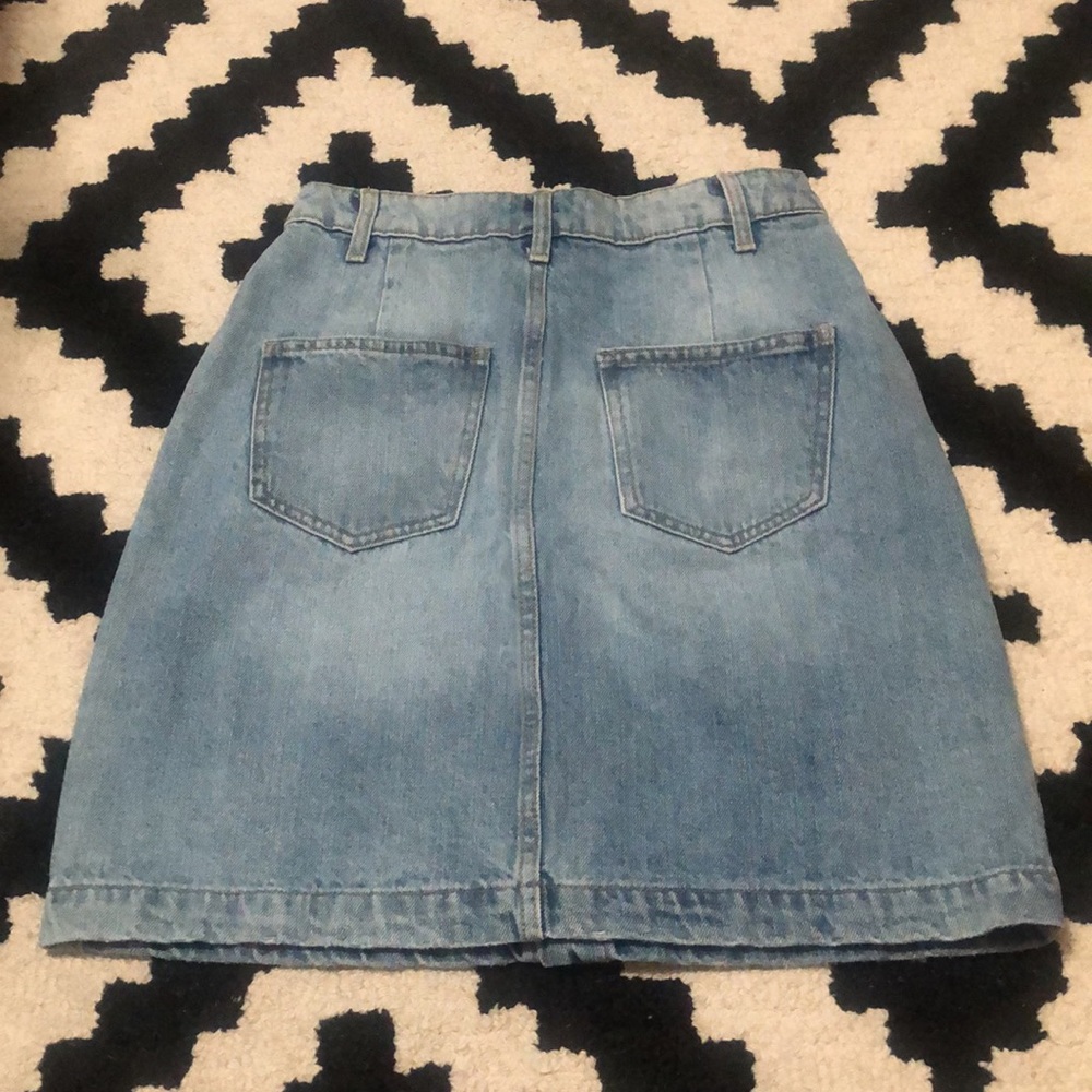 Rachel Parcell Button Front Denim Skirt - Picture 5 of 6